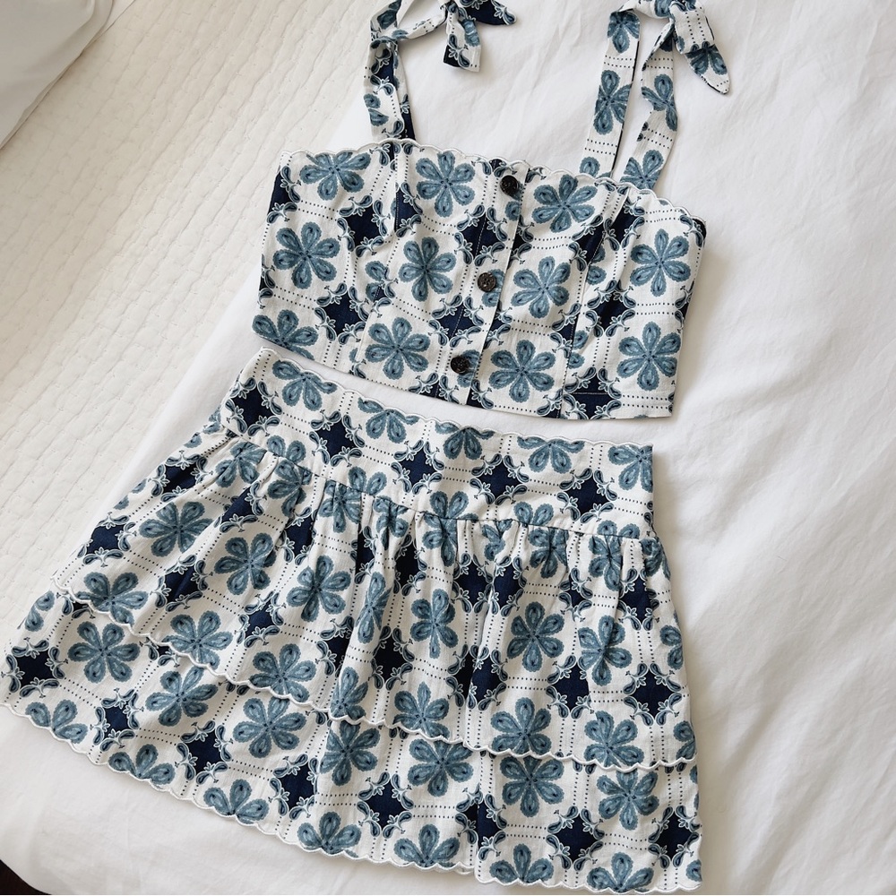 Agua Bendita X Target Blue and White Set